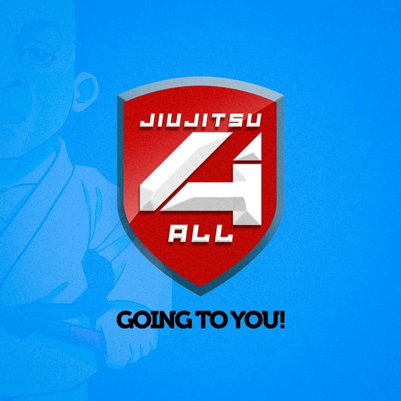 Logo Jiu Jitsu 4 All Cláudio Careca Boston, Massachusetts EUA victor hugo designer mossoró rn